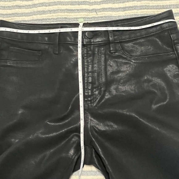 Aos LOS ANGELES, SHARON, STRAIGHT, SKINNY, SHINY, BLACK, SZ 10, JEANS - Picture 9 of 11